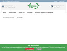 Tablet Screenshot of ctelec.es